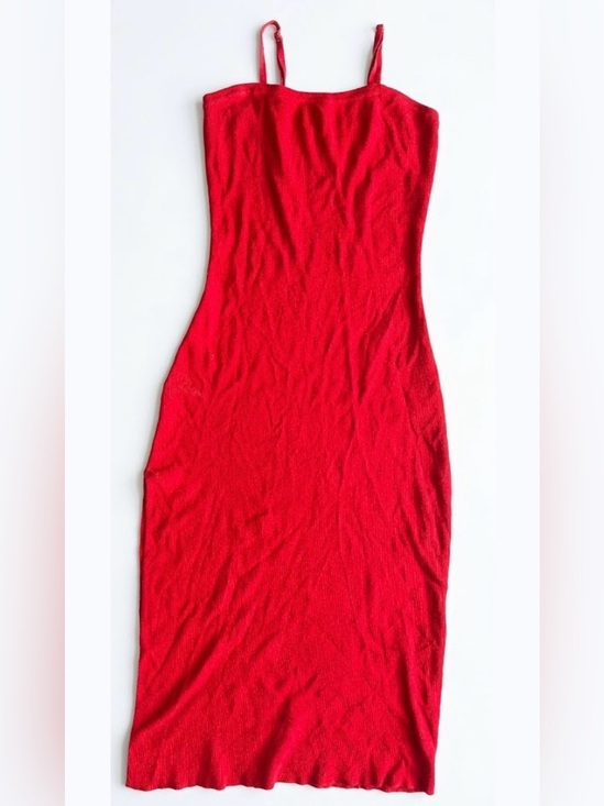 12th Tribe Dresses & Skirts - 12th Tribe Red Spaghetti-Strap Midi Dress size M